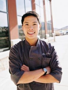 Chef Allen Tran at the Center of Excellence Photo: Sarah Brunson/USSA