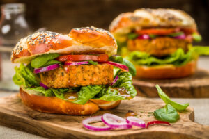 Buffalo Tempeh Sandwich