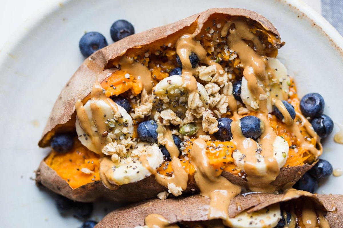 Loaded Breakfast Sweet Potato EATS Park City