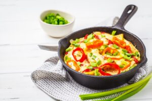 Espanola Frittata with Potatoes and Peppers - EATS Park City - OMAD