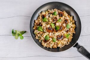 Mushroom Cauliflower Fried Rice - EATS Park City - OMAD