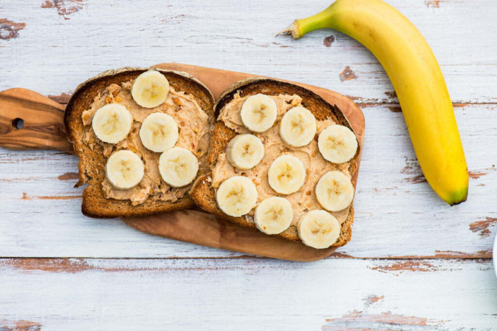 Nut Butter and Banana Toast EATS Park City