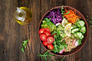 Vegan Quinoa Veggie Lunch Bowl - EATS Park City - OMAD