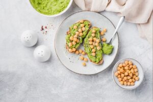 Roasted Chickpea Avocado Toast - EATS Park City - OMAD