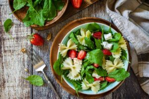 Strawberry Balsamic Pasta Salad - EATS Park City - OMAD
