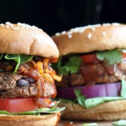 Vegan Burger Deluxe - EATS Park City - OMAD