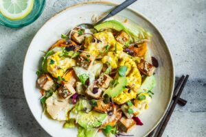 Beef-less Vegan Bowl with Cauliflower Rice - EATS Park City - OMAD