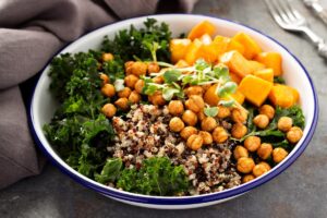 Vegan Kale and Chickpea Power Bowl - EATS Park City - OMAD